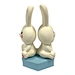 cute bunny teething toy natural rubber